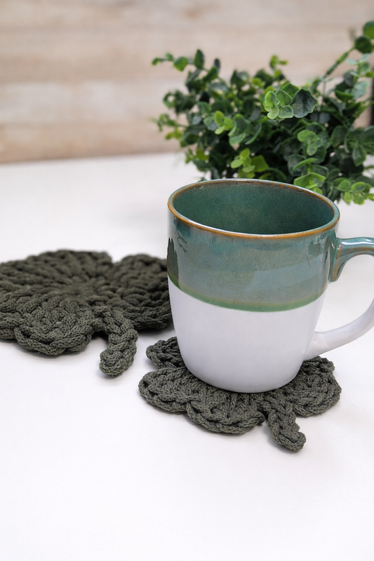 Crochet Shamrock Coaster/Trivet Pattern (Downloadable PDF)